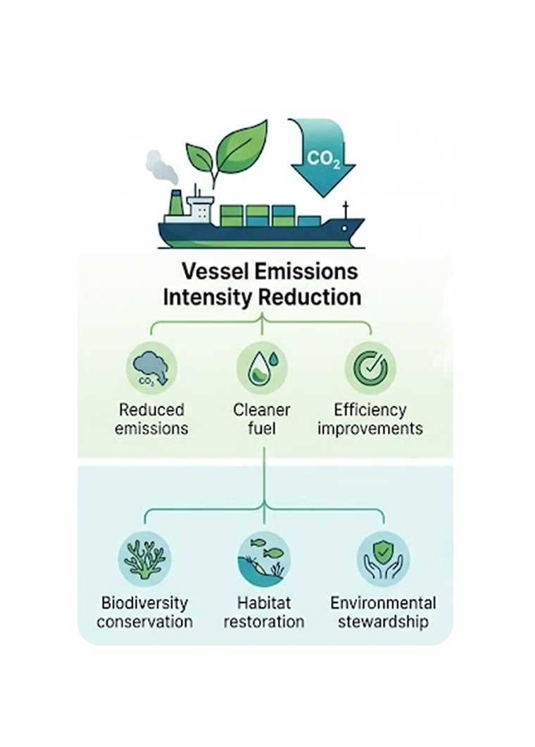 Illustrative leaf graphic representing environmental sustainability