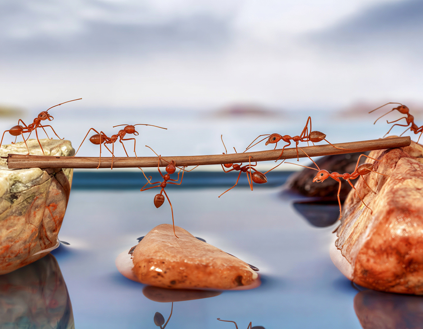 Illustrative rendering of an offshore crew safety briefing